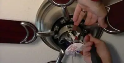 Ceiling fan installation with electrical wiring and mounting by professional electrician in Tucson, AZ