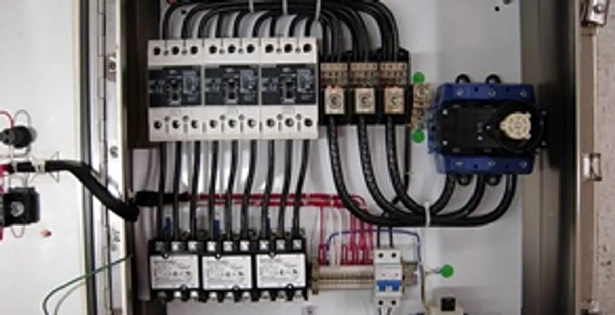 Electrical panel installation with organized circuit breakers and wiring in Tucson, AZ