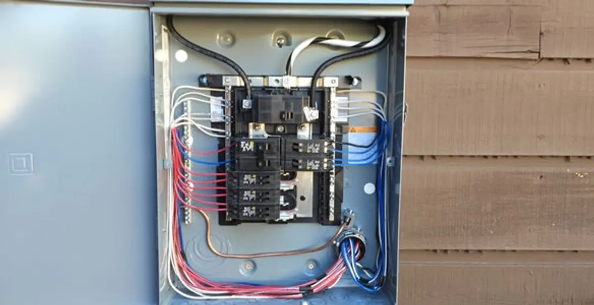 electrical panel upgrade service featuring newly installed electrical panel wired by licensed electricians in Tucson, AZ