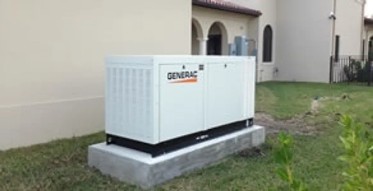 generator installation service showing standby generator professionally installed for residential power backup in Tucson, AZ