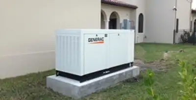 generator installation service showing standby generator professionally installed for residential power backup in Tucson, AZ
