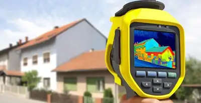 home energy audit service performing exterior thermal inspection to identify energy loss in Tucson, AZ