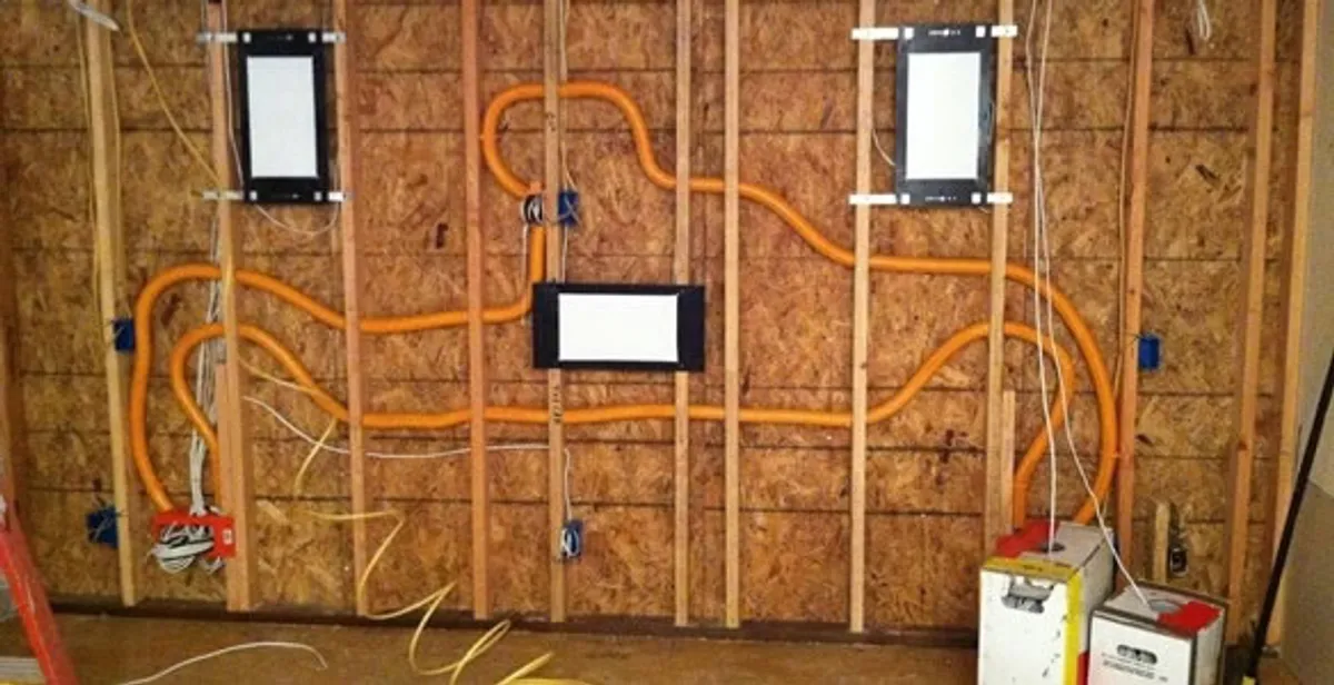 new construction wiring project displaying complete electrical system layout installed by professionals in Tucson, AZ