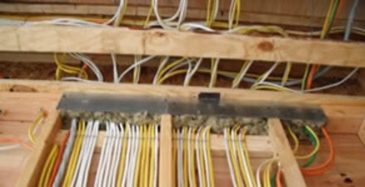 new construction wiring services with organized electrical rough-in performed by licensed electricians in Tucson, AZ
