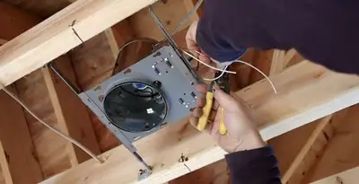 Professional recessed lighting installation with electrical wiring by licensed electricians in Tucson, AZ