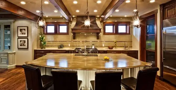 Finished recessed lighting installation providing balanced indoor lighting in Tucson, AZ