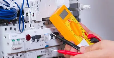 Residential electrician testing home electrical panel for safety and performance in Tucson, AZ