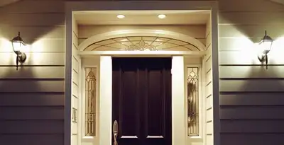 security light installation services with professionally installed entryway lighting in Tucson, AZ
