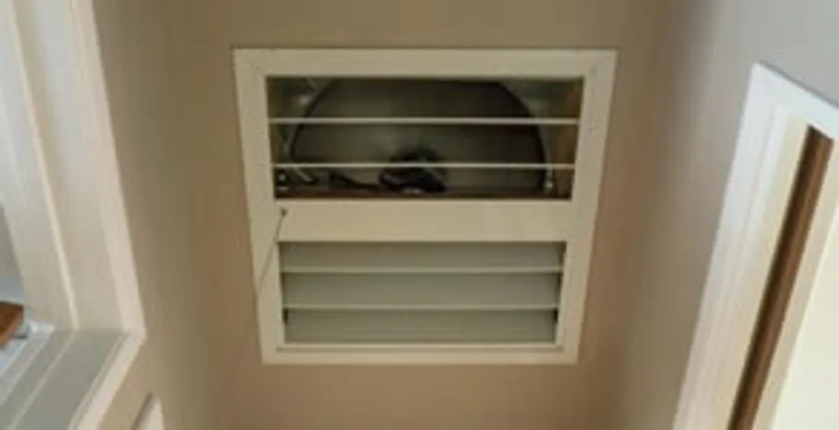 whole house fan installation services with ceiling-mounted ventilation system in Tucson, AZ